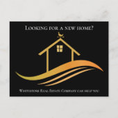 Aangepaste verkoop voor onroerend goed Bedrijf Bla Briefkaart (Voorkant)