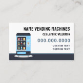 Aangepaste verkoopautomaten visitekaartje (Voorkant)