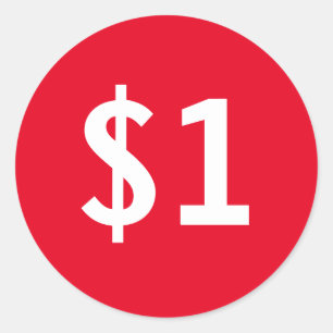 Aangepaste verkoopprijs label stickers voor winkel