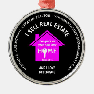 Aangepaste verkoper van verwijzingen naar onroeren metalen ornament