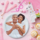 Aangepaste Verloving foto Papieren Bordje (Feest)