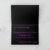 Aangepaste verloving kaart (Binnen)