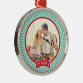 Aangepaste Verloving Photo Keepomwille Ornament (Rechts)