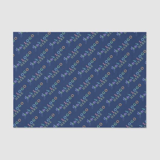 Aangepaste verpakking met bedrijfsmerk en Logo Tissuepapier (Voorkant)