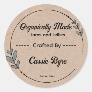 Aangepaste verpakking voor zakelijke benodigdheden ronde sticker