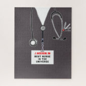 Aangepaste verpleegster legpuzzel (Verticaal)