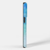Aangepaste verpleegster RN Aqua Blue Marble Case-Mate iPhone Case (Achterkant / Rechts)