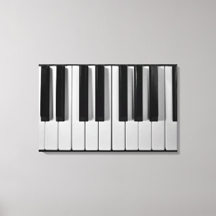 Aangepaste, verrekte canvas afdrukken op pianotoet
