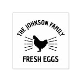 Aangepaste Verse Eieren Familie | Boerderij Hen |  Rubberstempel (Afrduk)