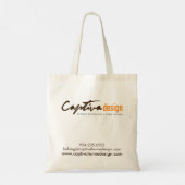 Aangepaste versie 1, Captiva Design Tote Bag (Achterkant)