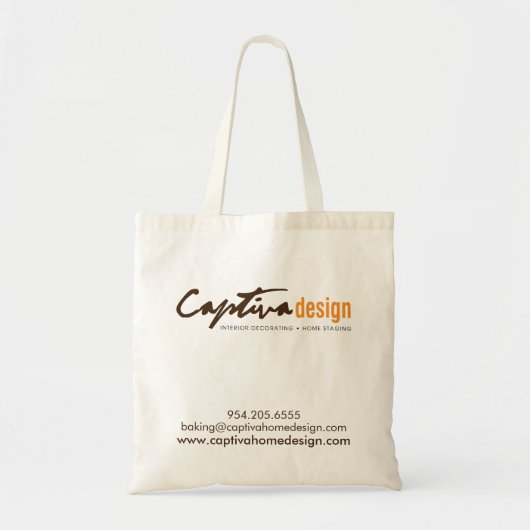 Aangepaste versie 1, Captiva Design Tote Bag (Voorkant)