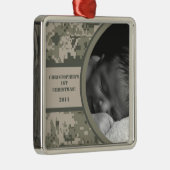 Aangepaste versiering ARMY ACU Camoflauge Metalen Ornament (Rechts)