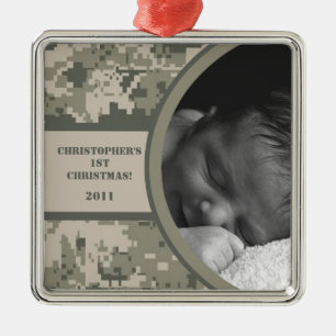 Aangepaste versiering ARMY ACU Camoflauge Metalen Ornament