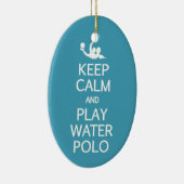 Aangepaste versiering kalm houden en water afspele keramisch ornament (Rechts)