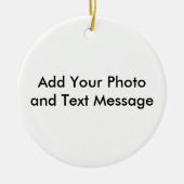 Aangepaste versiering keramisch ornament (Voorkant)