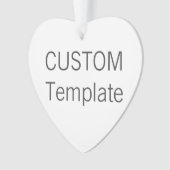 Aangepaste versiering met acrylkerst voor kerstmis ornament (voorkant)