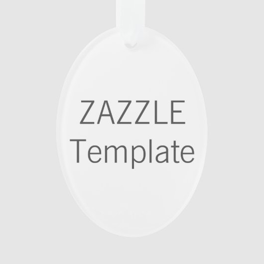 Aangepaste versiering van de kerstboom met AcrylOV Ornament (voorkant)