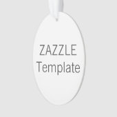 Aangepaste versiering van de kerstboom met AcrylOV Ornament (voorkant)