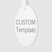 Aangepaste versiering van de kerstboom met AcrylOV Ornament (voorkant)