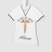 Aangepaste versiering van het Afstuderen van de ve Ornament (voorkant)