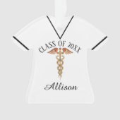 Aangepaste versiering van het Afstuderen van de ve Ornament (voorkant)