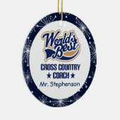 Aangepaste versiering voor internationale coach keramisch ornament (Rechts)