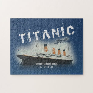 Aangepaste verstelbare tekst Southampton 1912 Tita Legpuzzel