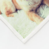 Aangepaste verticale fotocollage fleece deken (Hoek)