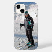 Aangepaste verticale fotosjabloon Case-Mate iPhone case (Achterkant)