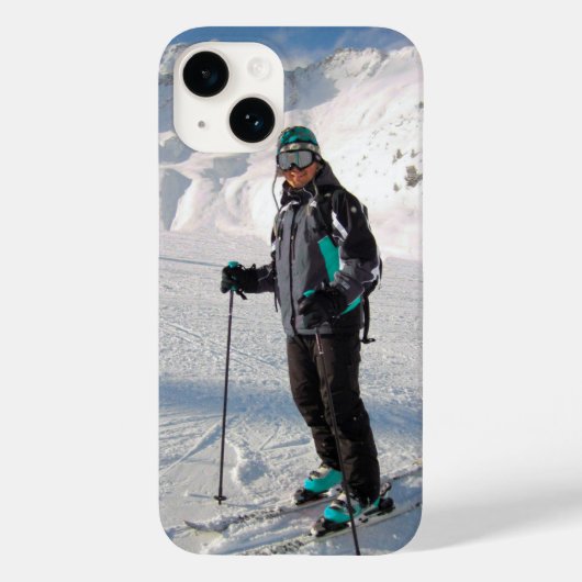Aangepaste verticale fotosjabloon Case-Mate iPhone case (Achterkant)
