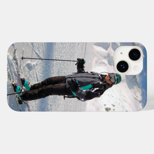 Aangepaste verticale fotosjabloon Case-Mate iPhone case (Achterkant (horizontaal))