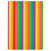 Aangepaste verticale multikleurenstrips klembord (Achterkant)