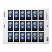 Aangepaste Verticale Stickers met QR-code Professi (Full Sheet)