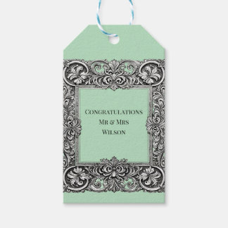 Aangepaste Victoriaanse rolprentlijst – Elegante s Cadeaulabel