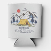 Aangepaste videocamping voor familie blikjeskoeler (Voorkant)