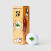 Aangepaste vier Leaf Clover Lucky Golf Balls Golfballen (Verpakking)