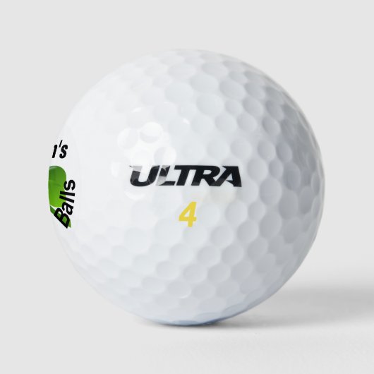 Aangepaste vier lef-klaver Lucky Golfballen (Logo)