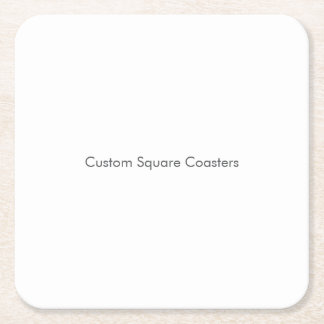 Aangepaste vierkante coasters kartonnen onderzetter