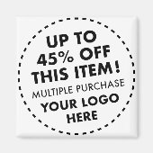 Aangepaste vierkante magneet - 45% OFF Bulk Kopen  (Voorkant)