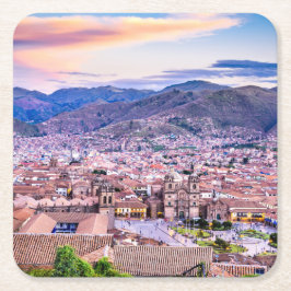 Aangepaste vierkante Onderzetters Cusco