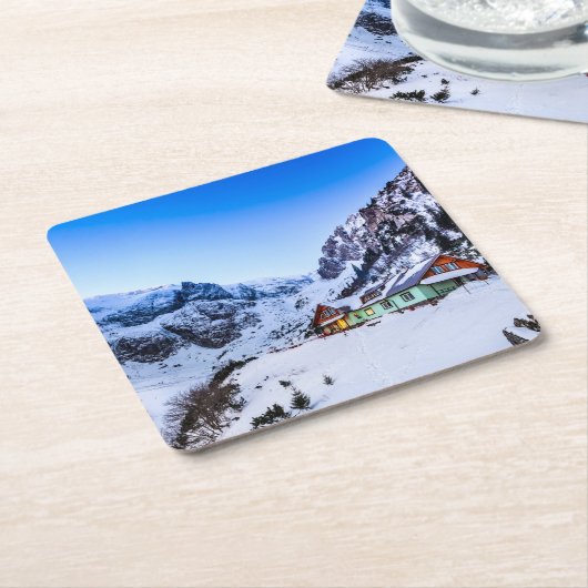 Aangepaste vierkante Onderzetters Malaiesti, Buceg (Schuin)