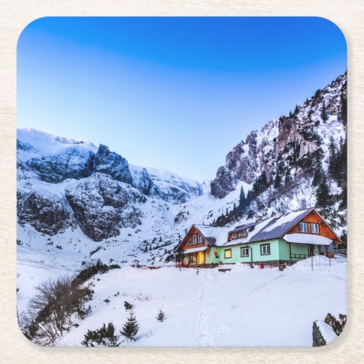 Aangepaste vierkante Onderzetters Malaiesti, Buceg (Voorkant)