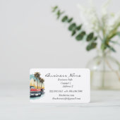 Aangepaste Vintage Auto Visitekaartje (Staand voorkant)