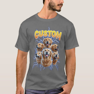 Aangepaste vintage bootleg huisdier vriend t-shirt