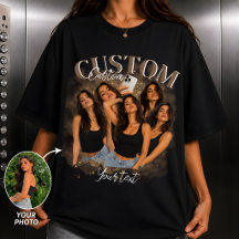Aangepaste Vintage Bootleg Retro Boyfriend Girlfri