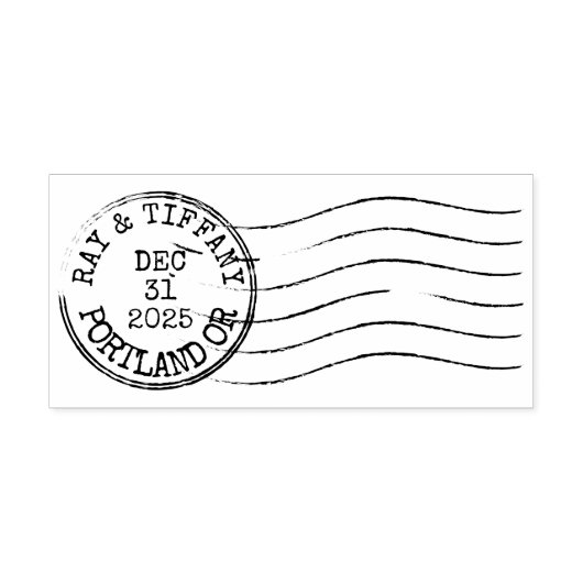 Aangepaste vintage briefpoststempel rubberstempel (Afrduk)