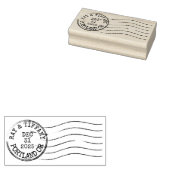 Aangepaste vintage briefpoststempel rubberstempel (Gestempeld)
