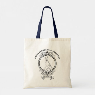 Aangepaste vintage Duitse herder crest - Donkere A Tote Bag