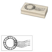 Aangepaste vintage poststempel 	rubberstempel (Gestempeld)