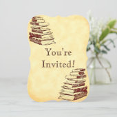 Aangepaste Vintages voor boekpartijen Kaart (Staand voorkant)